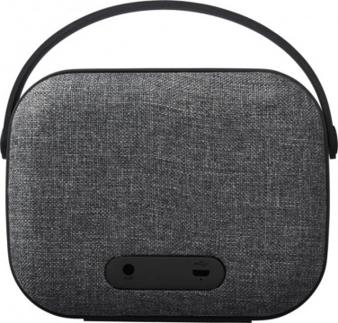 Logotrade promotional giveaway picture of: Woven Fabric Bluetooth® Speaker, grey