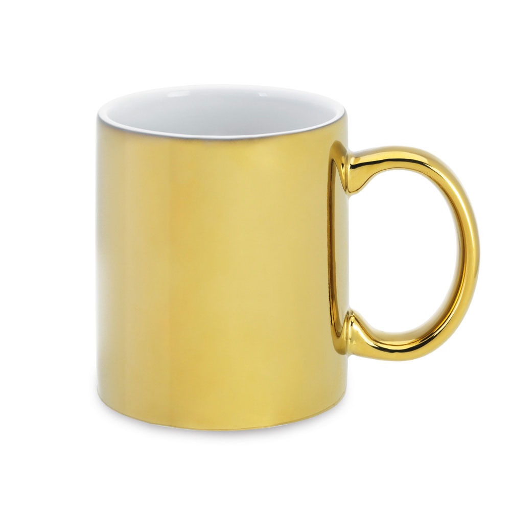Logo trade promotional giveaways picture of: Laffani mug, golden
