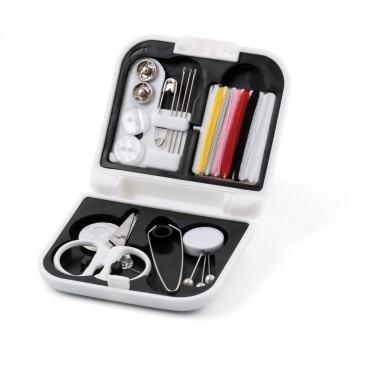 Logotrade promotional item picture of: BILBO travel sewing kit, white