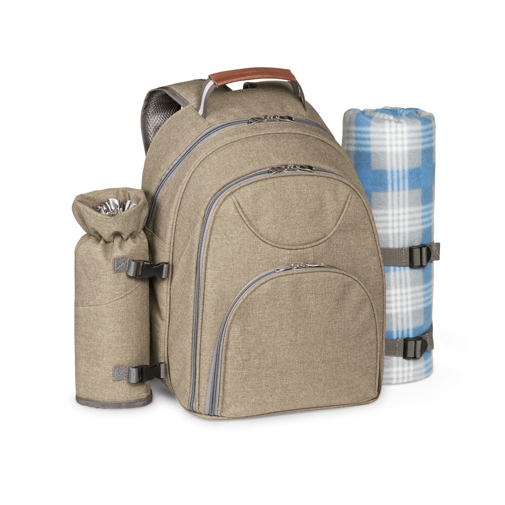 Logotrade promotional item image of: VILLA. Thermal picnic backpack, Brown