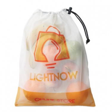 Logo trade business gift photo of: Mesh RPET grocery bag