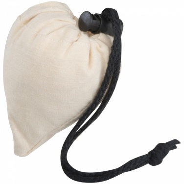 Logo trade promotional merchandise photo of: Foldable cotton bag, White