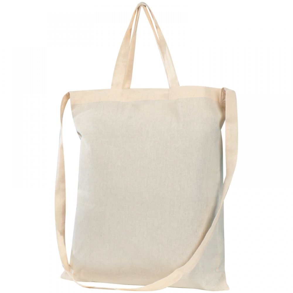 Logo trade promotional gifts picture of: Cotton bag with 3 handles, White