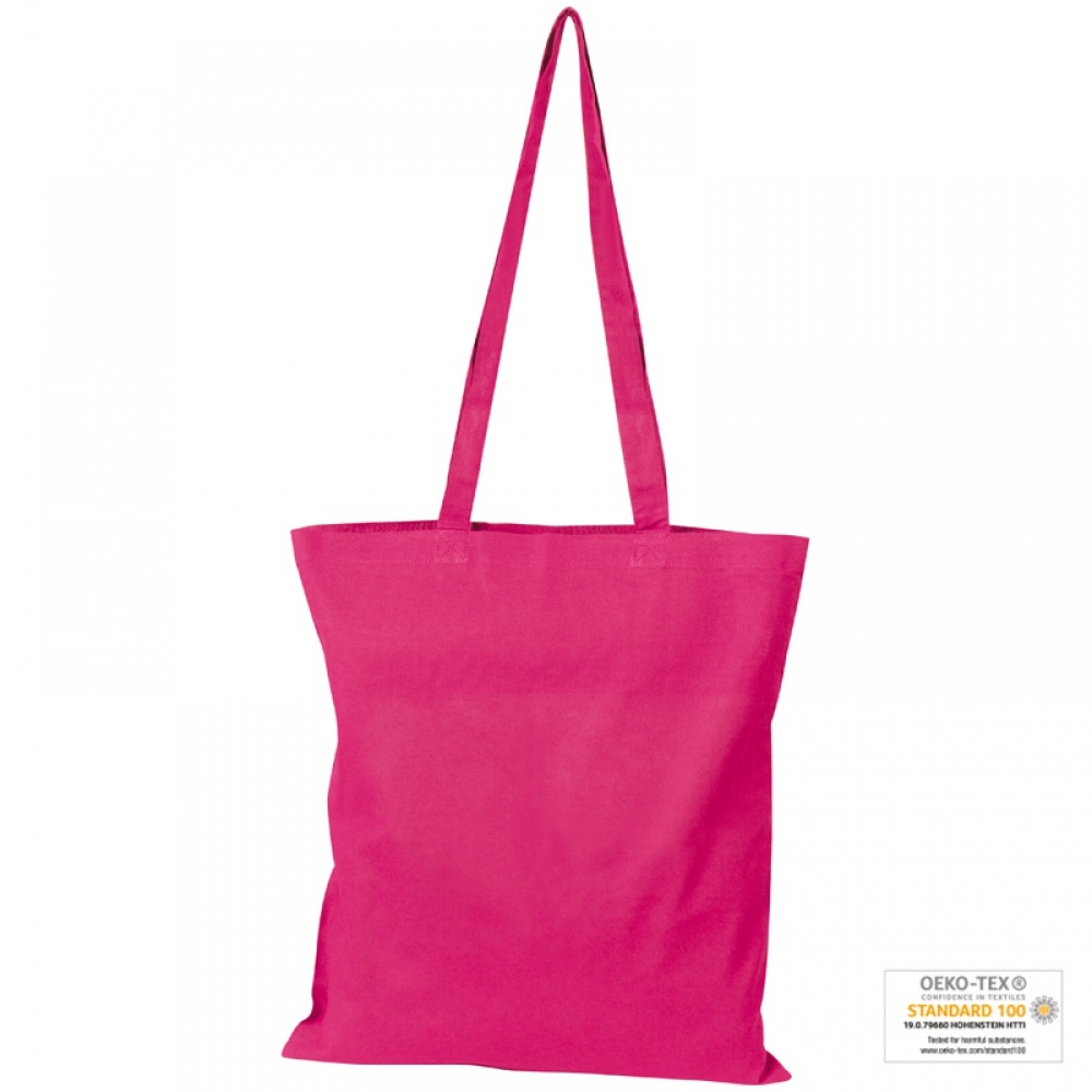 Logotrade advertising product picture of: Cotton bag with long handles, Pink