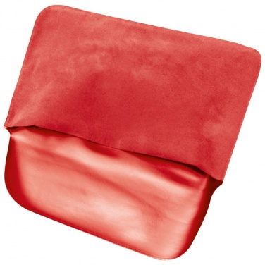 Logo trade promotional items image of: Inflatable soft travel pillow, Red
