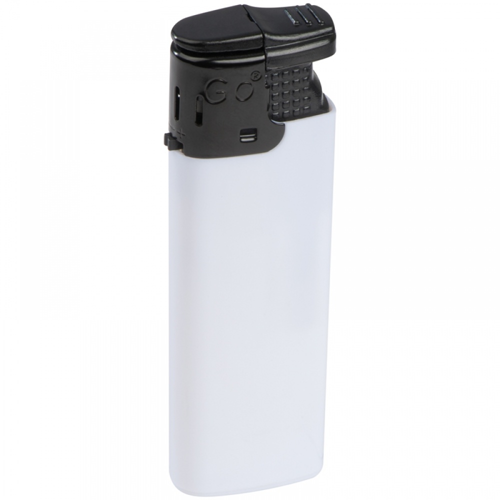 Logo trade promotional items picture of: Slim lighter, White