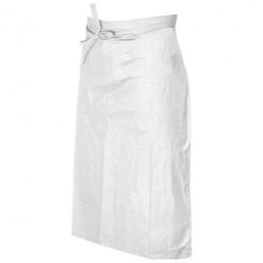 Logo trade promotional giveaways picture of: Apron - large 180 g Eco tex, White