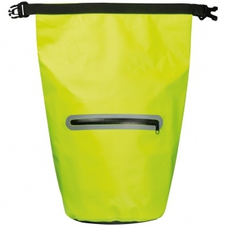 Logo trade promotional items image of: Waterproof bag with reflective stripes, Yellow