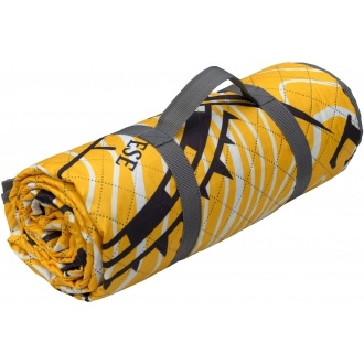Logotrade corporate gift picture of: Foldable picnic blanket ALVERNIA, Yellow