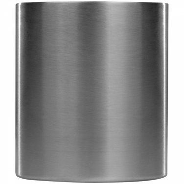 Logotrade business gift image of: Metal mug with snap hook, black