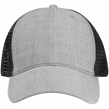 Logo trade promotional gift photo of: Baseball Cap with net, Black/White