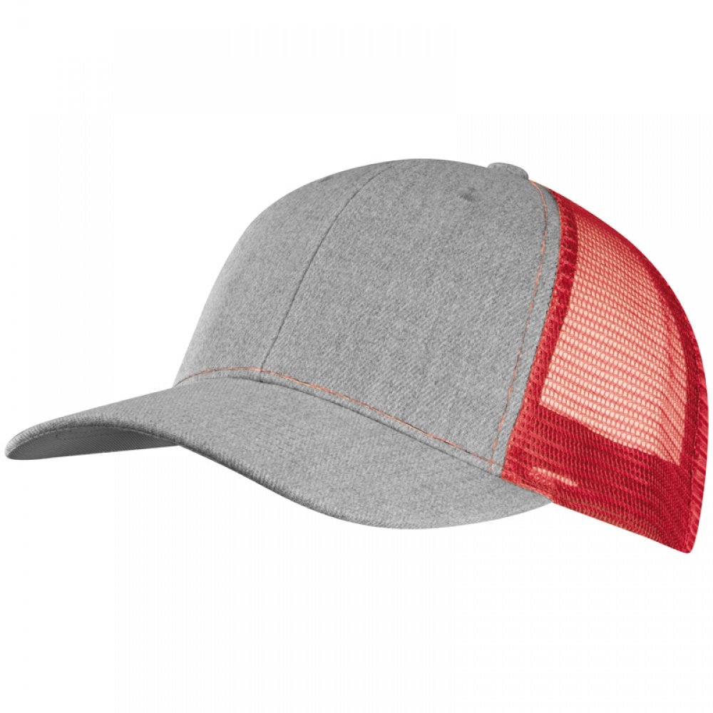 Logotrade corporate gift picture of: Baseball Cap with net, Red