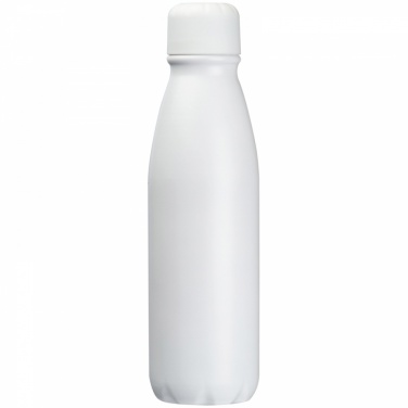 Logotrade advertising product image of: Aluminium drinking bottle 600 ml, White