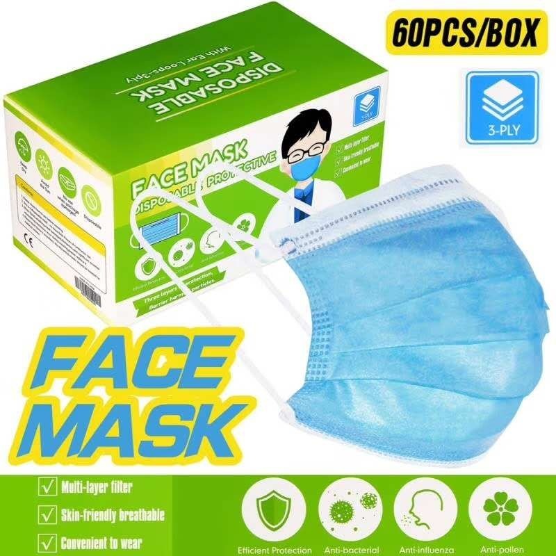 Logotrade promotional merchandise photo of: Medical mask, 3-layer, disposable