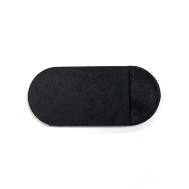 Logo trade promotional merchandise photo of: Biodegradable web cam cover, black