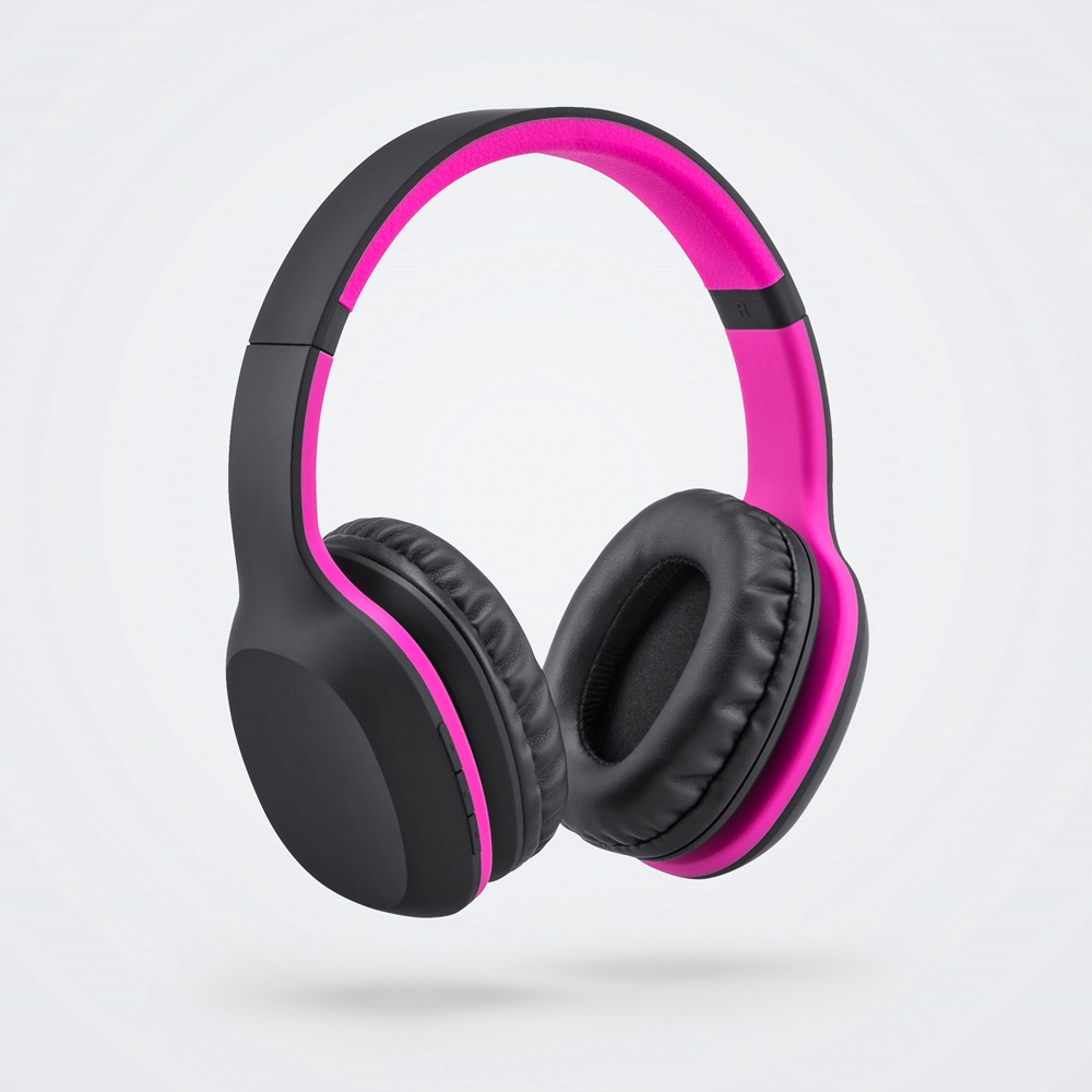 Logotrade advertising product image of: Wireless headphones Colorissimo, pink