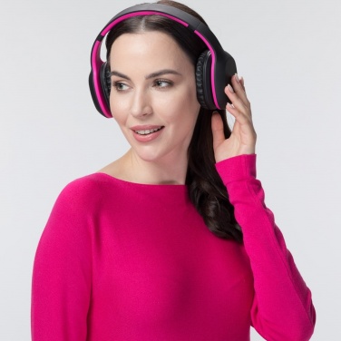 Logotrade advertising product picture of: Wireless headphones Colorissimo, pink