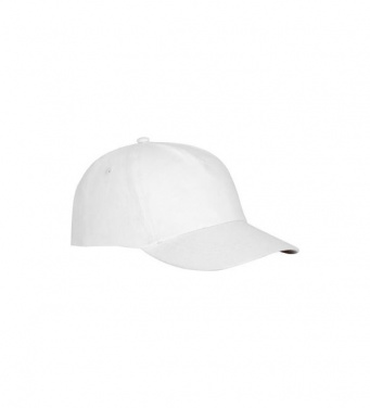 Logo trade corporate gifts picture of: Feniks 5 panel cap, white