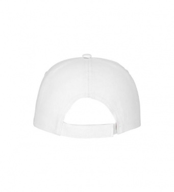 Logo trade corporate gifts image of: Feniks 5 panel cap, white