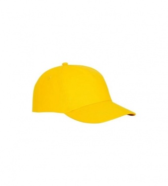 Logo trade promotional items picture of: Feniks 5 panel cap, yellow
