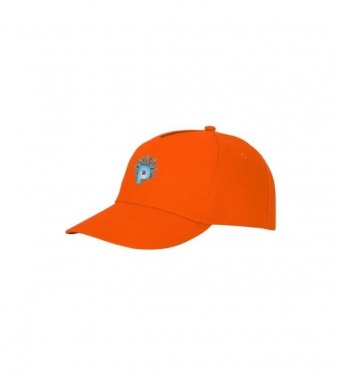 Logo trade business gift photo of: Feniks 5 panel cap, orange