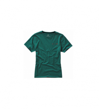 Logotrade business gift image of: Nanaimo short sleeve ladies T-shirt, dark green