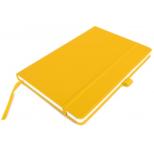 Logotrade promotional items photo of: A5 note book 'Kiel'  color yellow