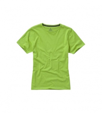 Logo trade corporate gift photo of: Nanaimo short sleeve ladies T-shirt, light green