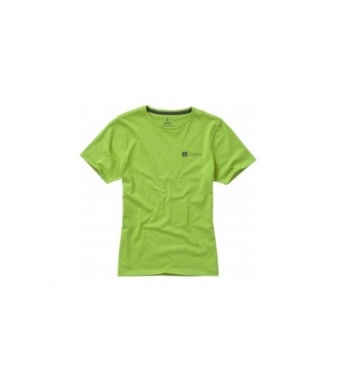 Logo trade promotional item photo of: Nanaimo short sleeve ladies T-shirt, light green