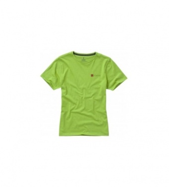 Logo trade promotional items picture of: Nanaimo short sleeve ladies T-shirt, light green