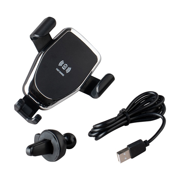 Logo trade advertising products picture of: Incharge wireless car charger, black