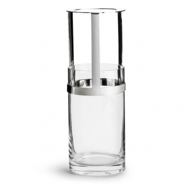 Logo trade promotional products image of: Hold lantern & vase, silver