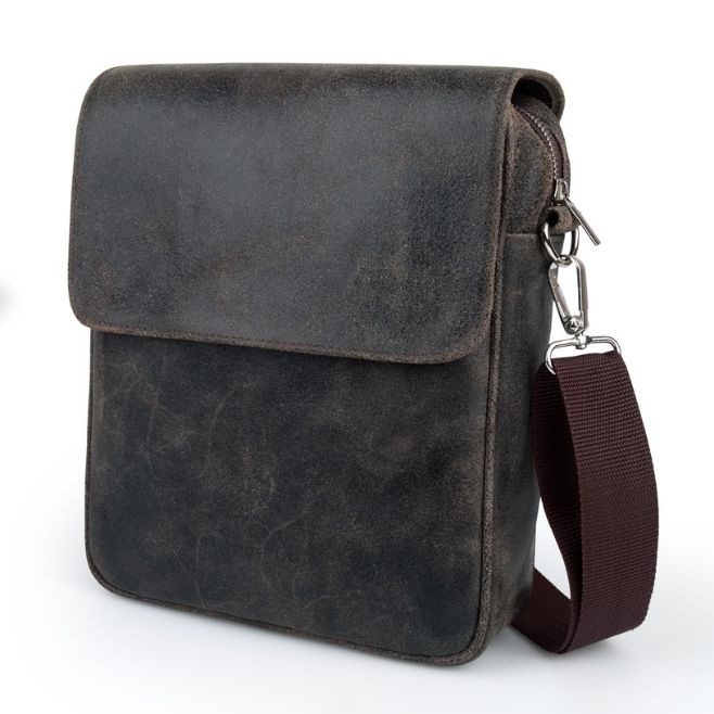 Logo trade corporate gifts picture of: Vintage leather bag for men