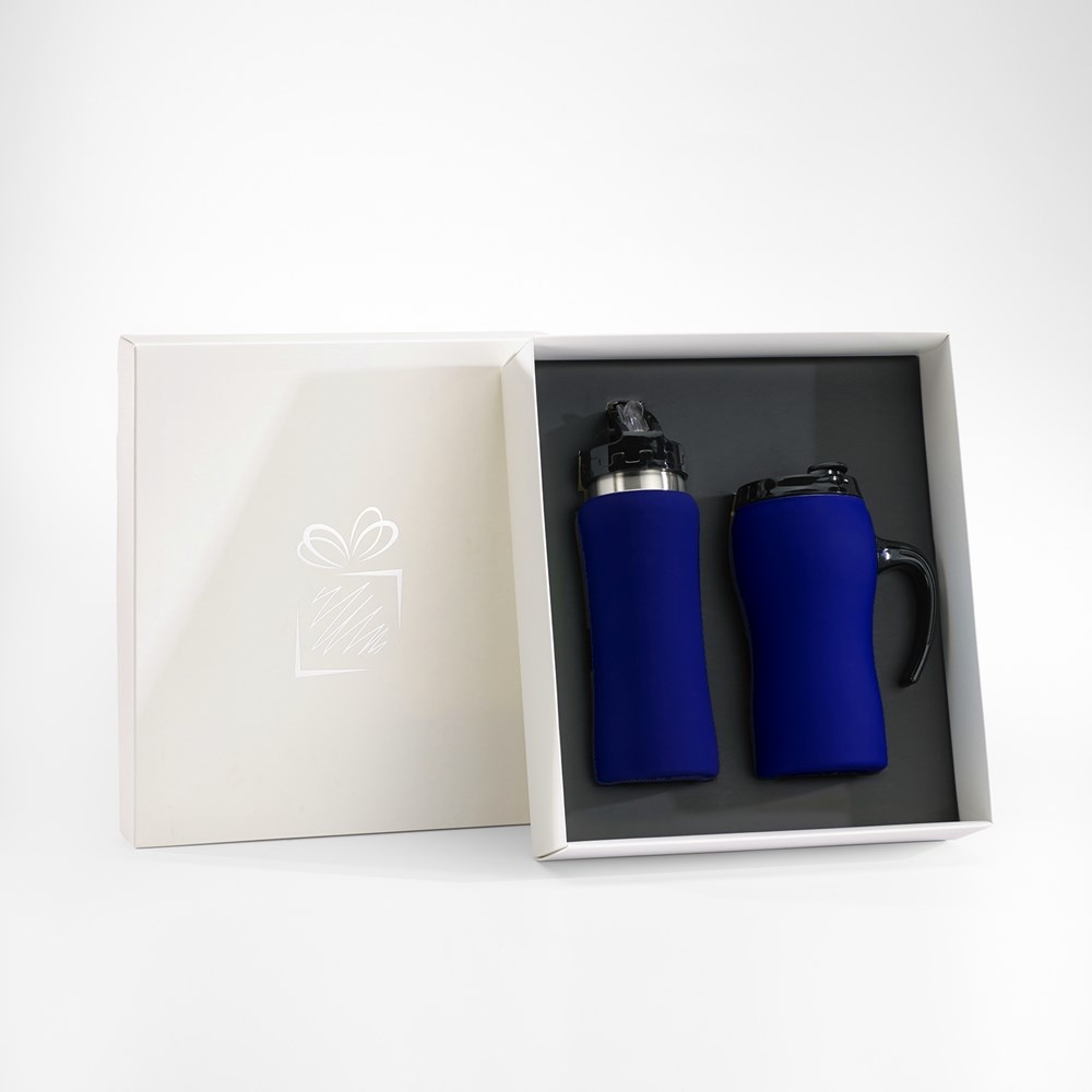 Logotrade corporate gift picture of: THERMAL MUG & WATER BOTTLE SET