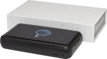 Logotrade corporate gifts photo of: Nucleus UV smartphone sanitizer with 10000 mAh powerbank, black