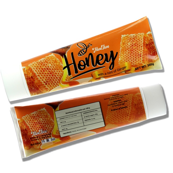 Logo trade promotional items picture of: Custom Honey Squeezy Tube, 340 g