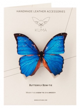 Logotrade promotional product image of: KUMA Blue Butterfly Tie
