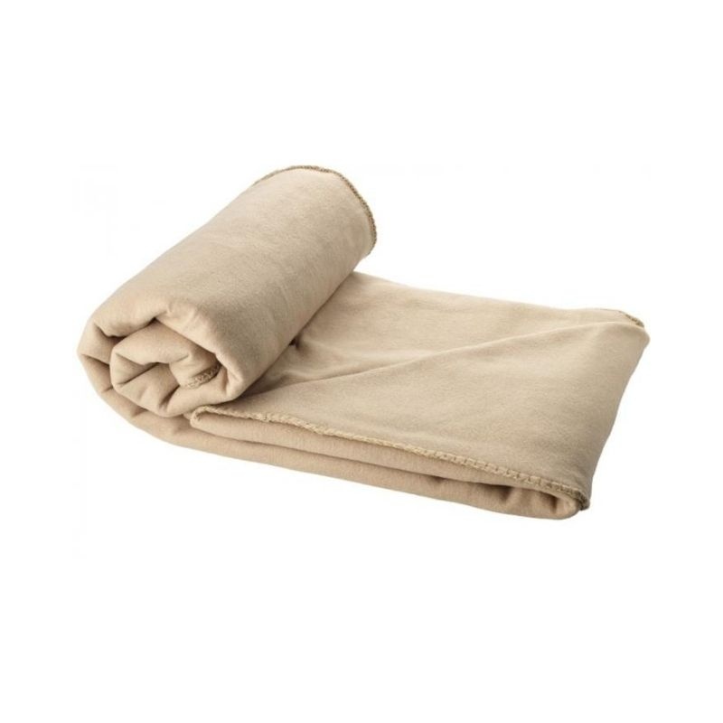 Logotrade corporate gift picture of: Huggy blanket and pouch, beige