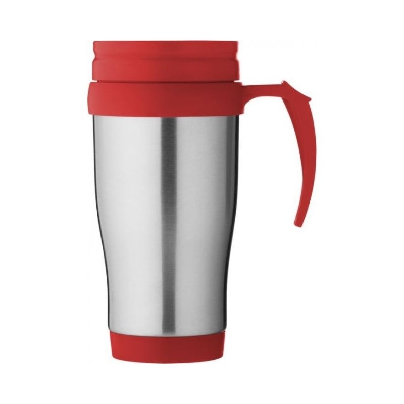 Logo trade promotional merchandise picture of: Sanibel insulated mug, red