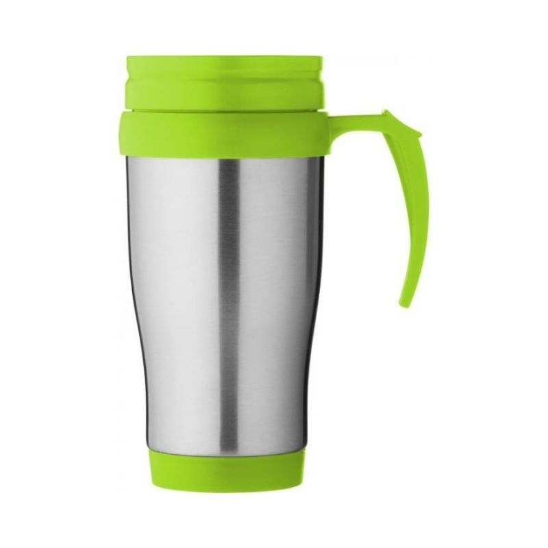 Logotrade promotional giveaways photo of: Sanibel insulated mug, light green