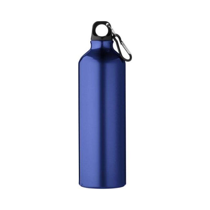 Logotrade promotional product image of: Pacific bottle with carabiner, dark blue
