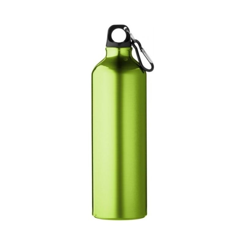 Logo trade advertising product photo of: Pacific bottle with carabiner, lime