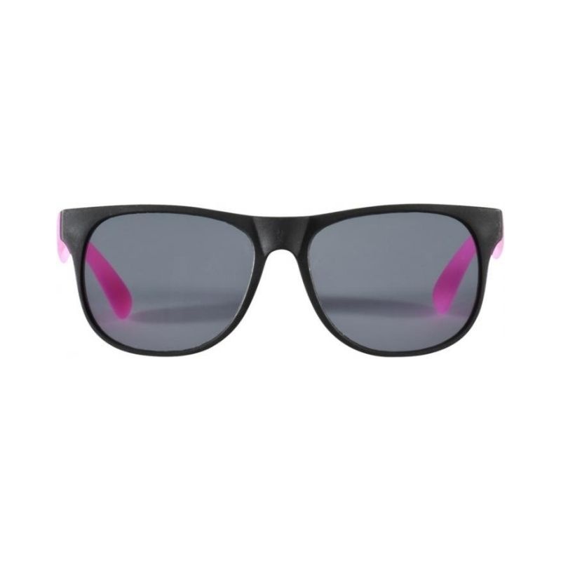 Logo trade promotional item photo of: Retro sunglasses, neon pink
