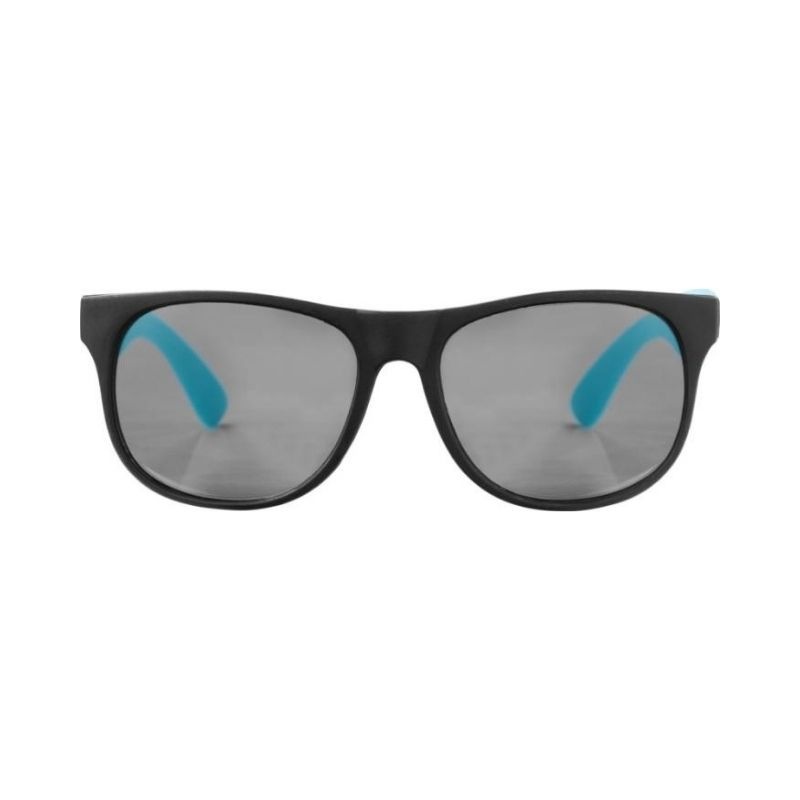 Logotrade promotional gift picture of: Retro sunglasses, aqua blue