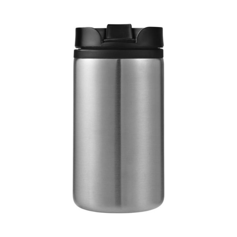 Logo trade promotional giveaway photo of: Mojave insulating tumbler, silver