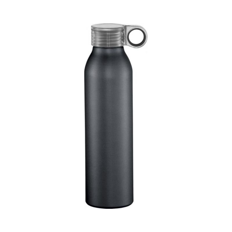 Logotrade business gift image of: Grom aluminum sports bottle, black