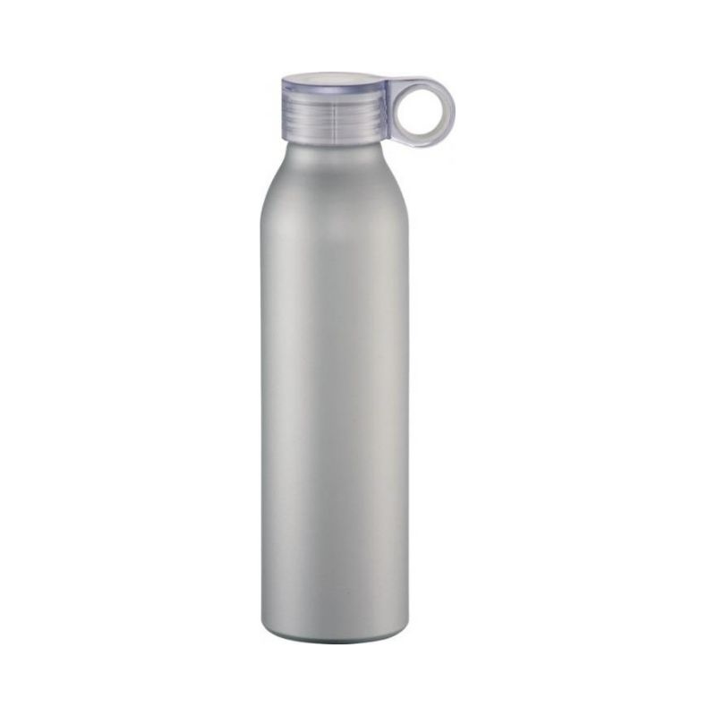 Logotrade promotional products photo of: Grom aluminum sports bottle, silver