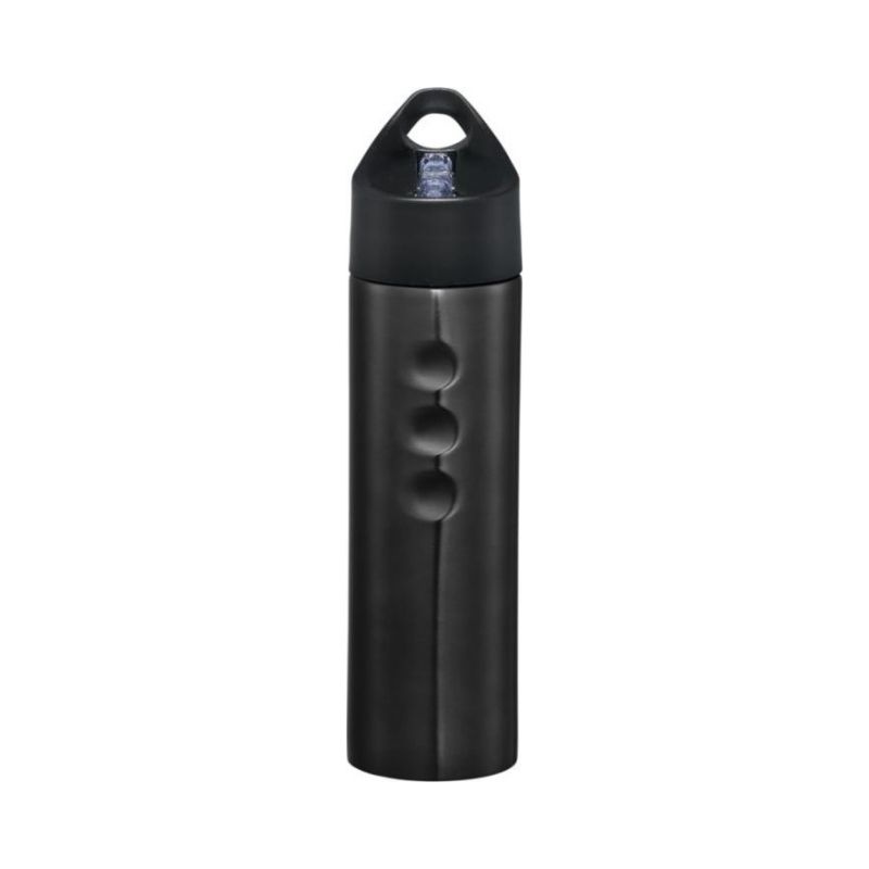 Logotrade promotional gift image of: Trixie stainless sports bottle, black