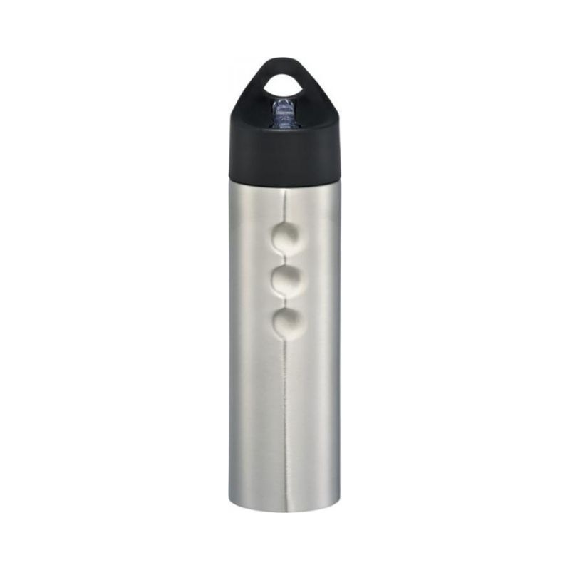 Logo trade promotional items picture of: Trixie stainless sports bottle, silver