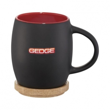 Logotrade advertising products photo of: Hearth ceramic mug, red